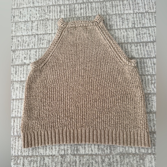 J. Crew Women's Beige Knit Tank Sixe XS - Picture 3 of 5